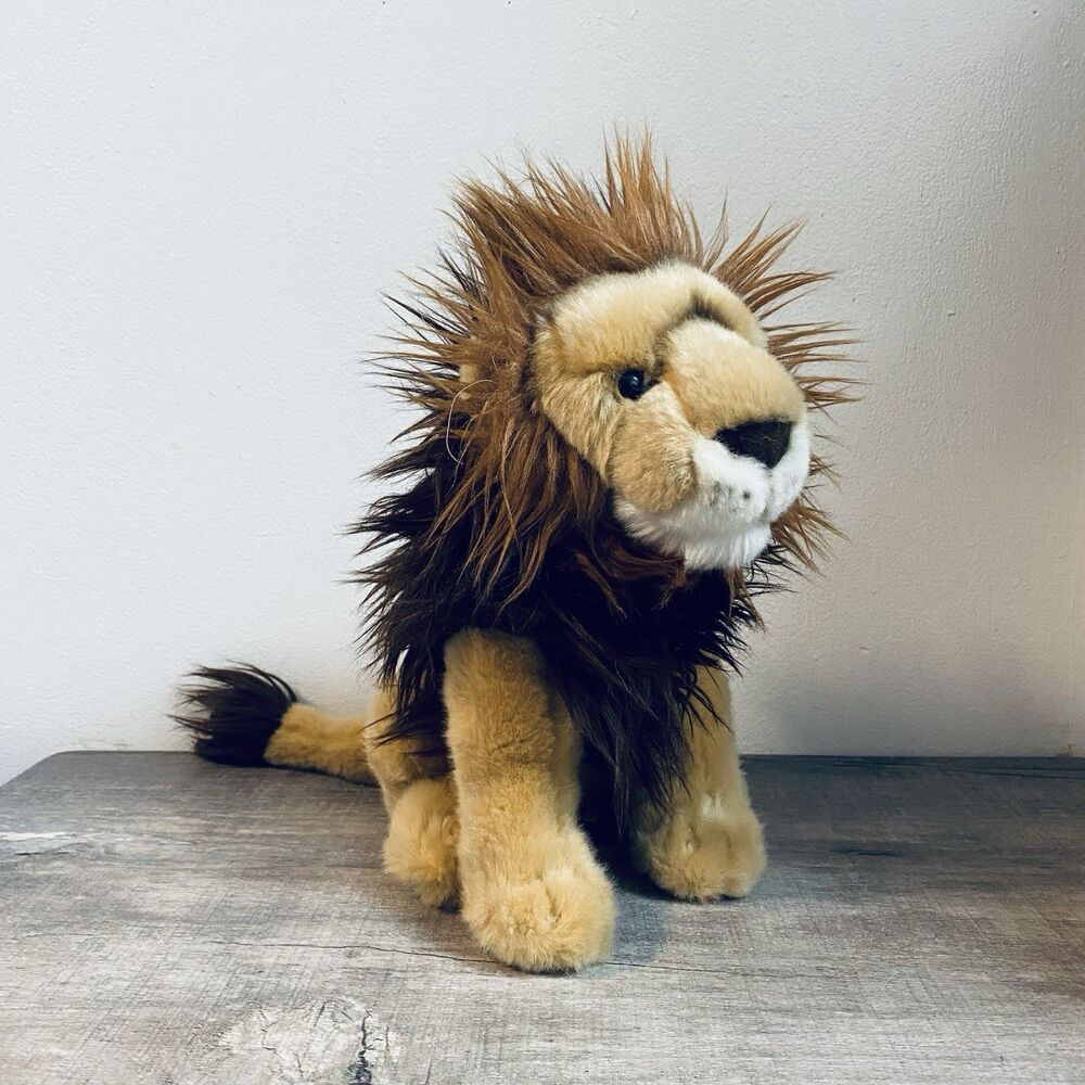 Adventure Planet Plush Animal - LION (9 inch tall) - Stuffed Animal Toy